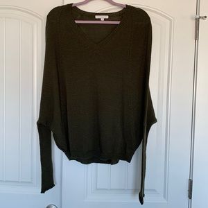 Dark green sweater
